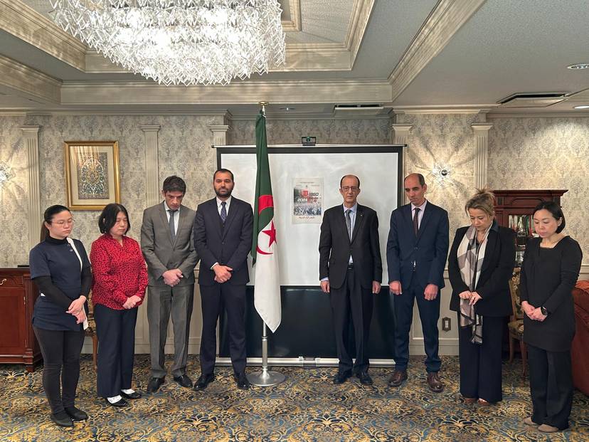 The Algerian Embassy in Tokyo commemorates 11 December 1960 Day