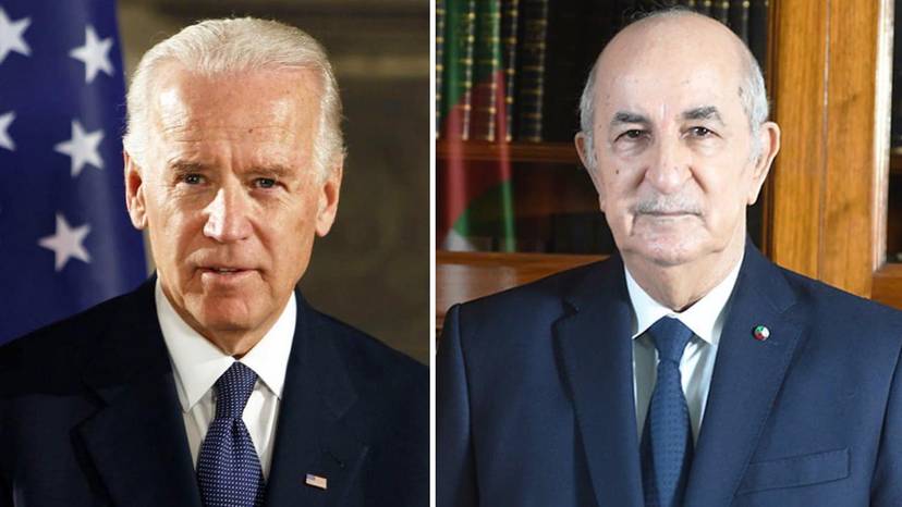 رئيس الجمهورية،  السيد عبد المجيد تبون يتلقى رسالة تهنئة من قبل رئيس الولايات المتحدة الأمريكية،  السيد جو بايدن بمناسبة  الذكرى 62 لاستقلال الجزائر.