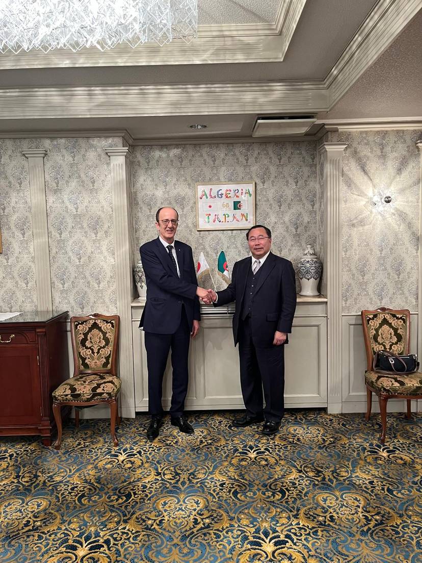 ファリード・ブーラハベル駐日アルジェリア大使  濱田秀彦大阪万博特別顧問との会談